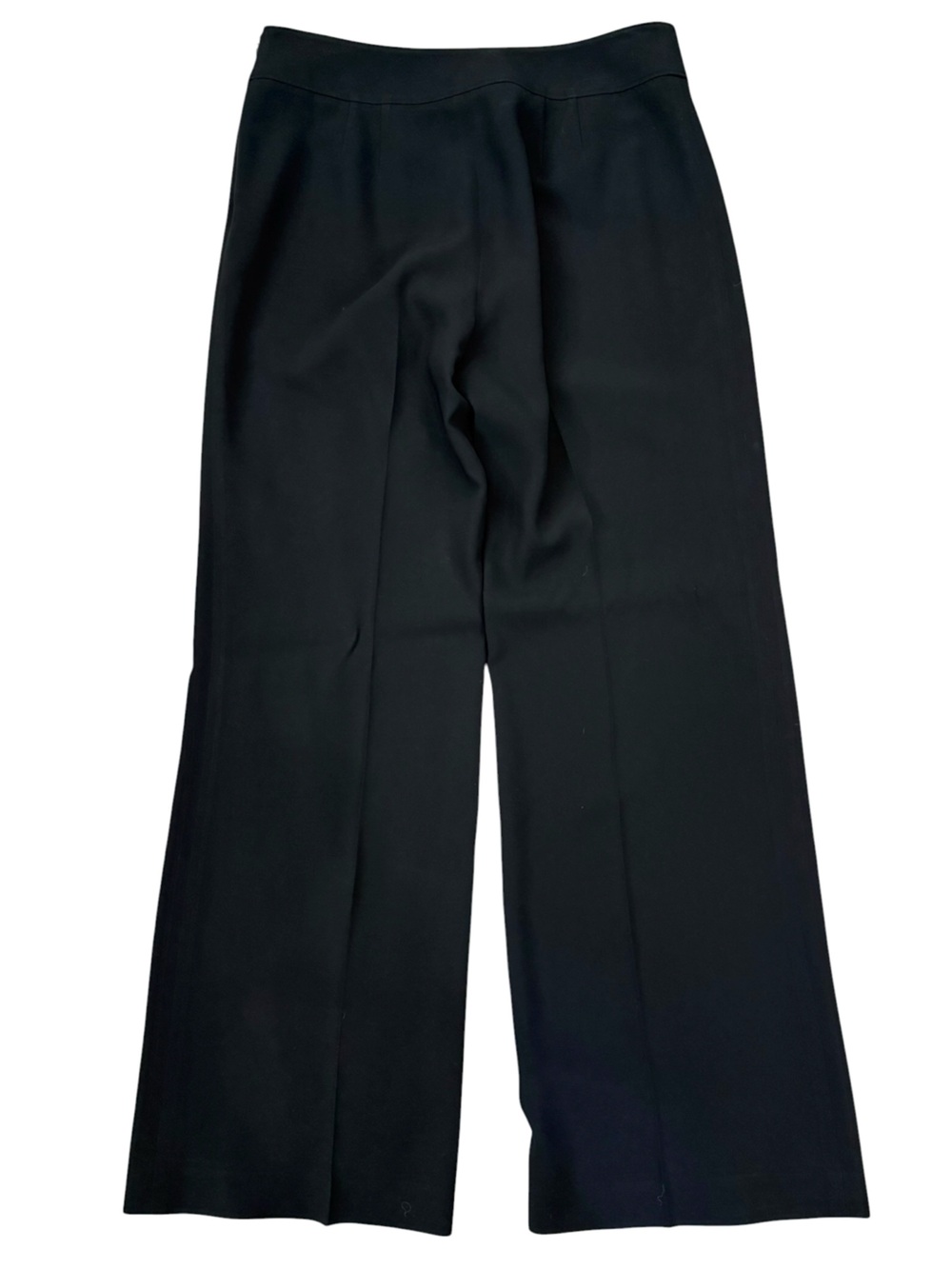 Ann Taylor Wide Leg High Rise Lined Dress Pants Black Professional Triacetate 8 - Picture 5 of 14